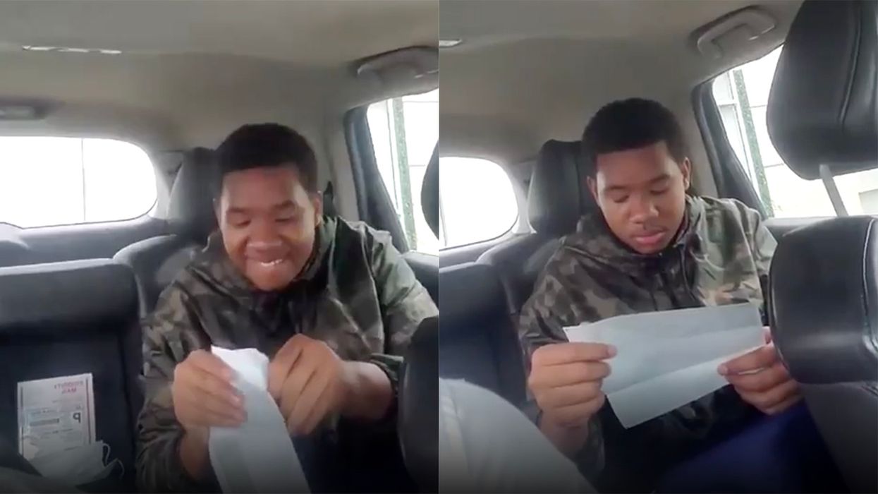 Watch: Young man gets excited for his first paycheck, until reality hits him with his first lesson on taxes