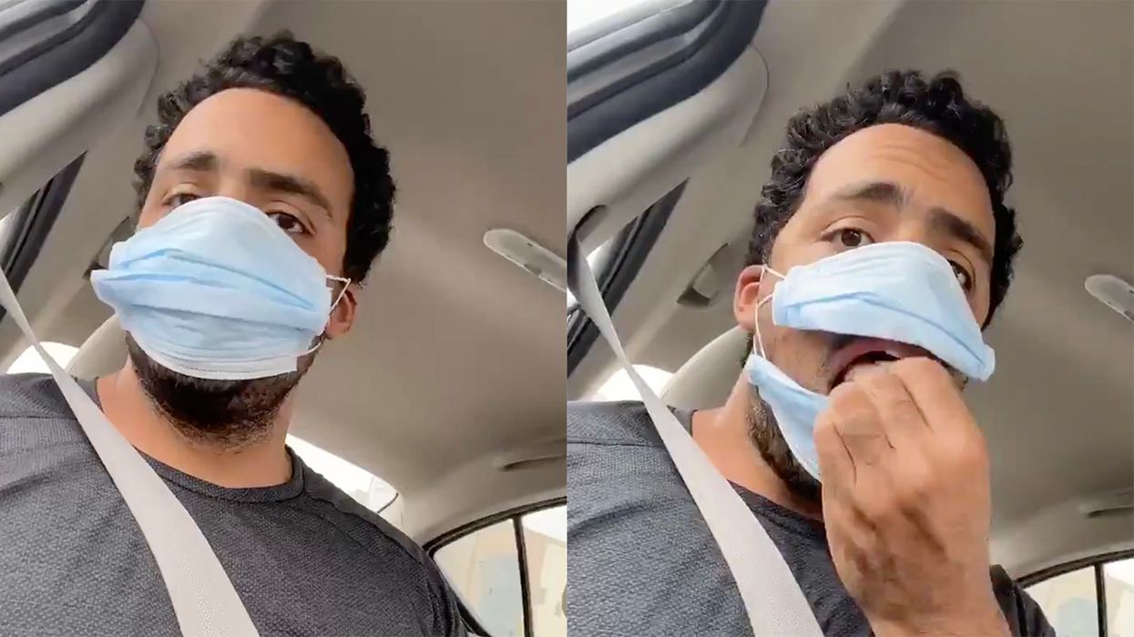 Some Dude on Twitter Found a Mask Hack That Is Either Stupid or Absolutely Brilliant