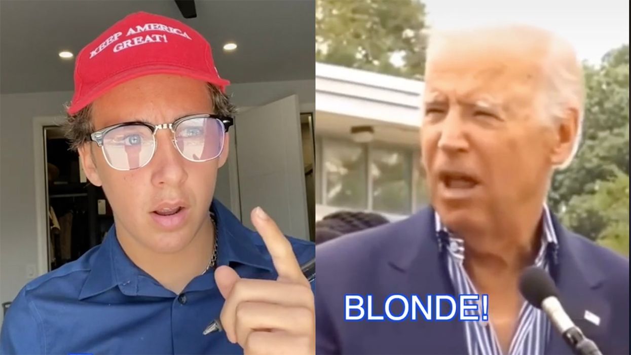 Watch This TikToker Hysterically Imagine Being a Reporter Covering Joe Biden