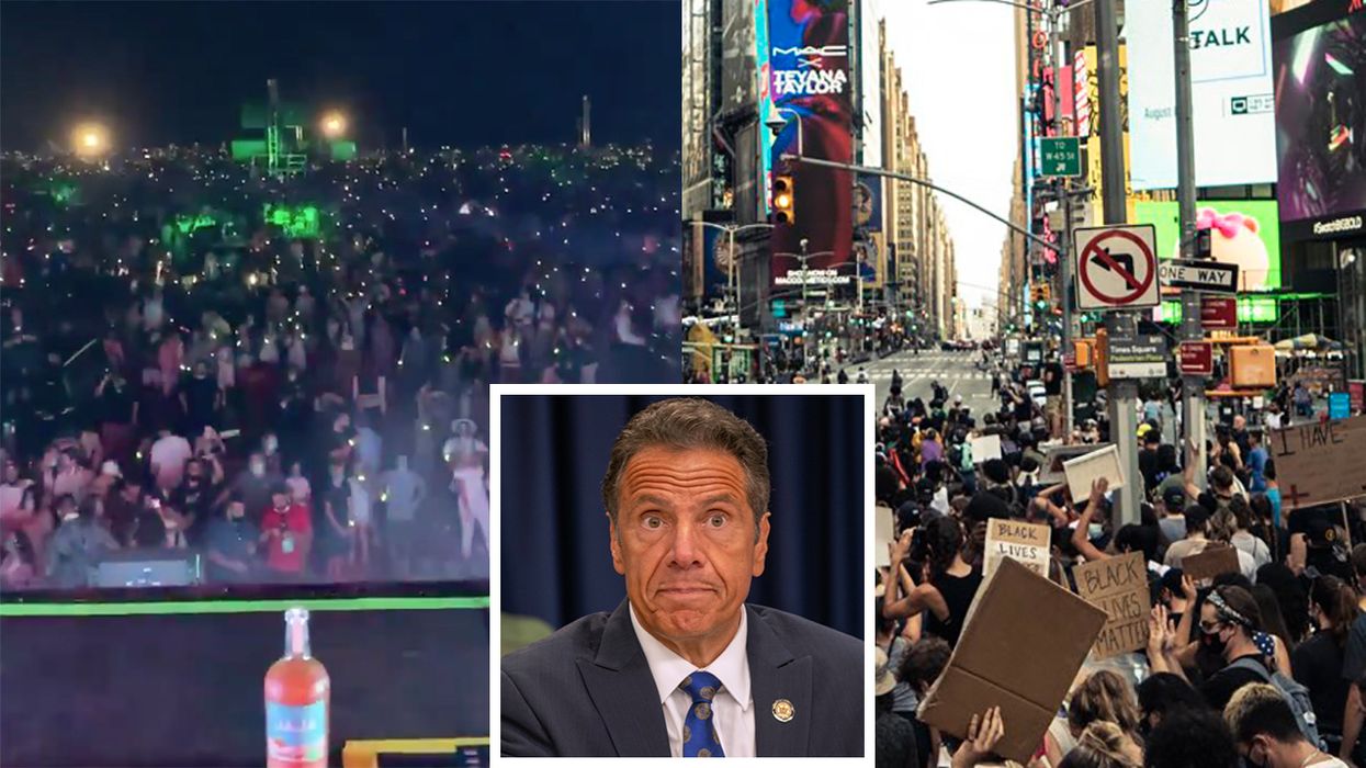 These Two Images Perfectly Illustrate Andrew Cuomo Flagrant COVID-19 Hypocrisy