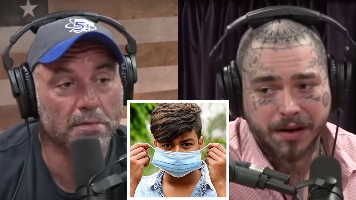 Joe Rogan and Post Malone Get Stoned and Blast the Government Mandates on Mask-Wearing