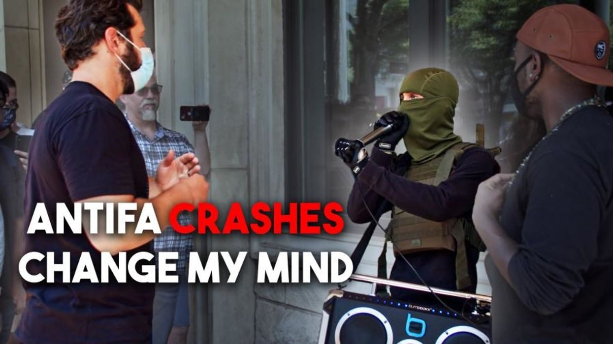 WATCH: Things got hairy:  Intense footage from Steven Crowder's  latest 'Change My Mind' taping