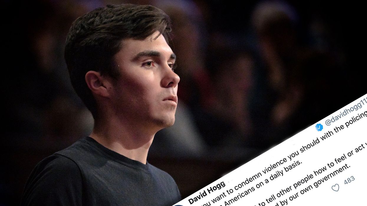 David Hogg Defends People Looting in Chicago