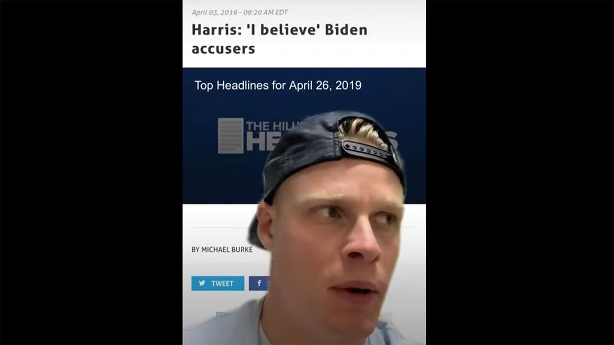 A TikToker Points Out the Hypocrisy of Kamala Harris Accepting the VP Spot