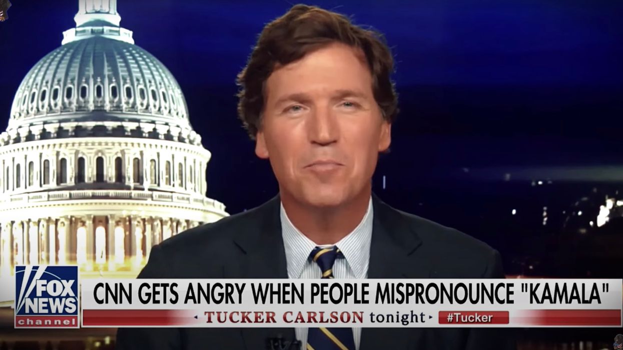 CNN Whined About Tucker Carlson Mispronouncing 'Kamala,' But He Got the Last Laugh