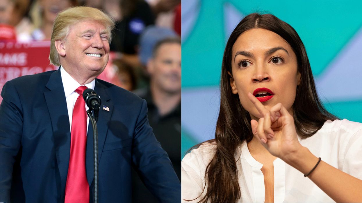 Classic! Social Media Influencer Rep. AOC Challenges Donald Trump to a Fight
