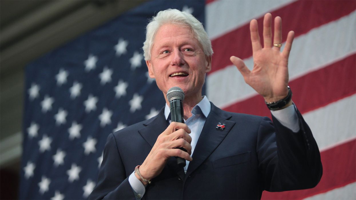 Here Are Photos of Democrat Elder Bill Clinton Getting a Back Rub from a Jeffrey Epstein 'Friend'