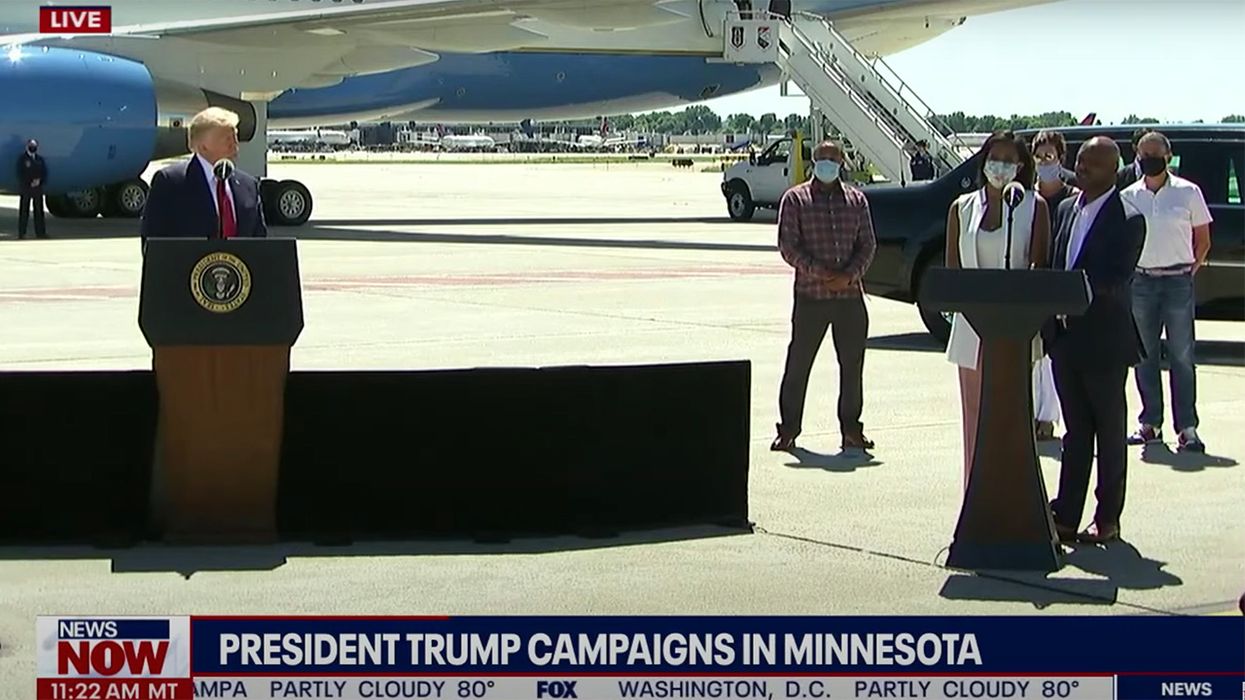 Donald Trump Features a Business Owner Whose Business Was Destroyed by Minneapolis Rioters