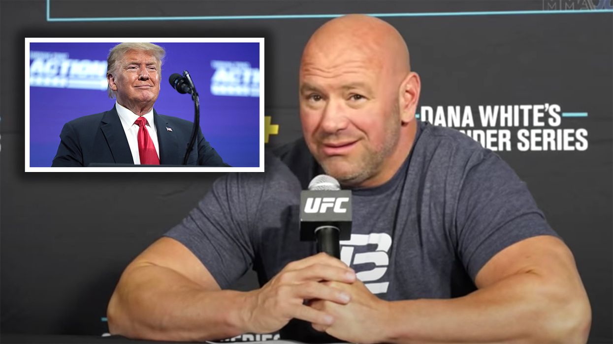 UFC President Dana White Responds to the Press About Supporting Donald Trump's Re-election