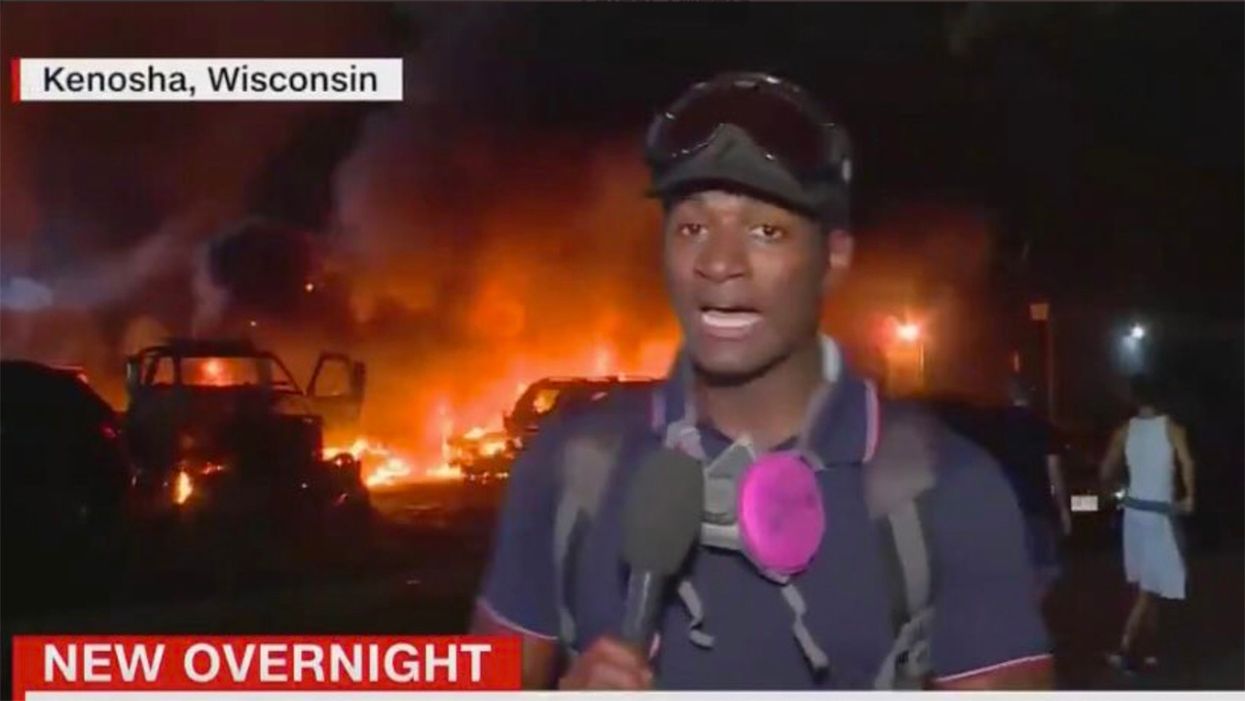 CNN Absolutely Embarrasses Itself with This Chyron Excusing Violent Riots in Kenosha