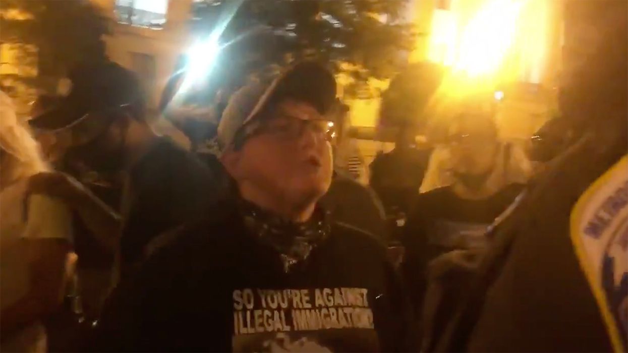 Here Are Some White Joe Biden Supporters Calling a Black Cop 'Uncle Tom'