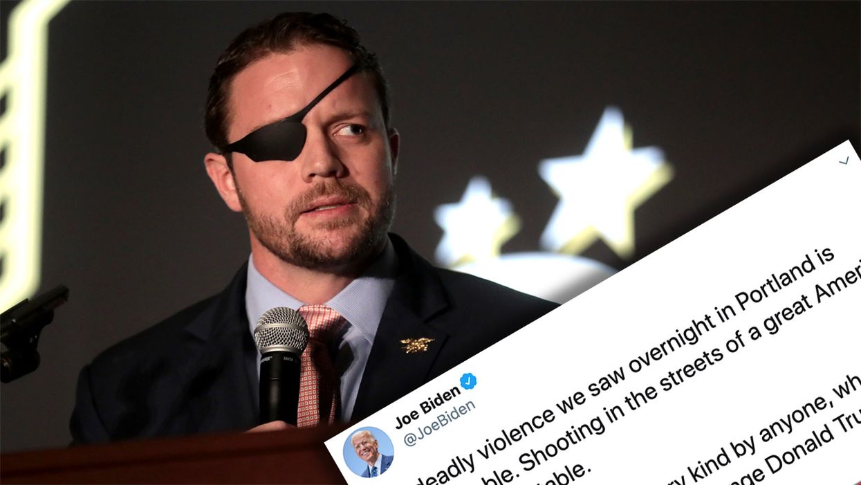 Dan Crenshaw Just Exposed Joe Biden's Sudden Concern About Violence and Riots in Only One Tweet