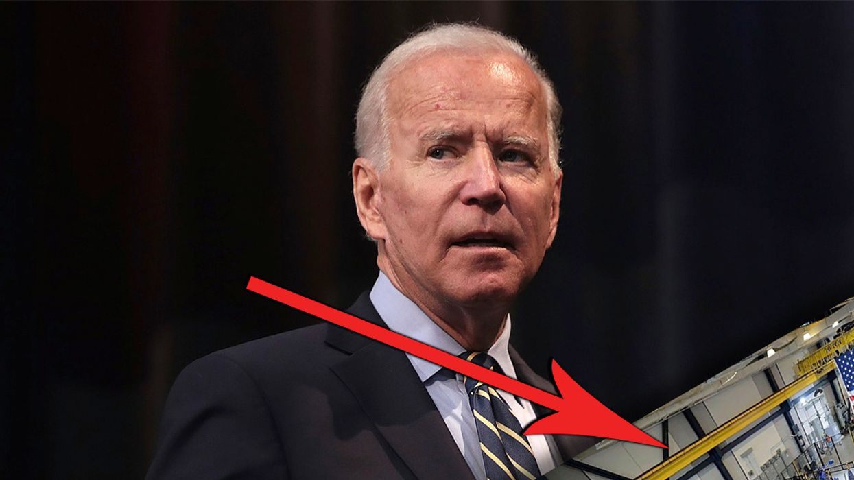 A Picture of Joe Biden's Pennsylvania Speech Shows How Little Enthusiasm There Is for Him
