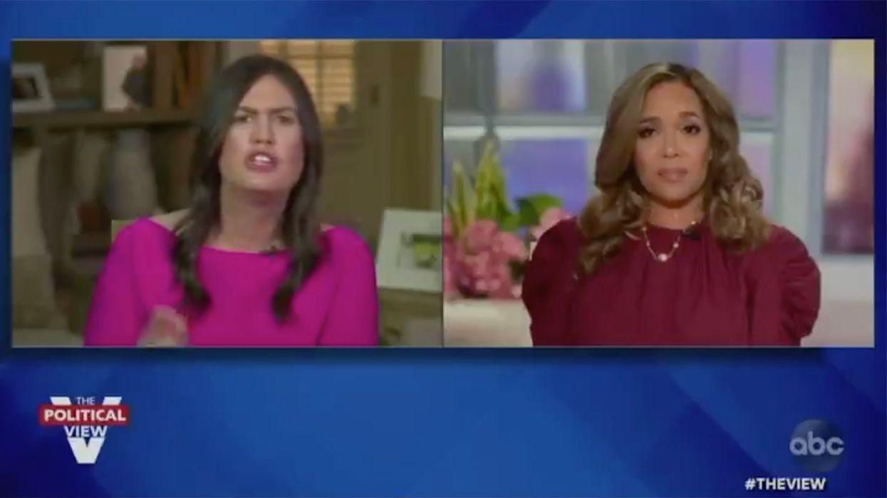 Sarah Huckabee Sanders SHUTS DOWN 'The View' Over Liberal Mob Violence