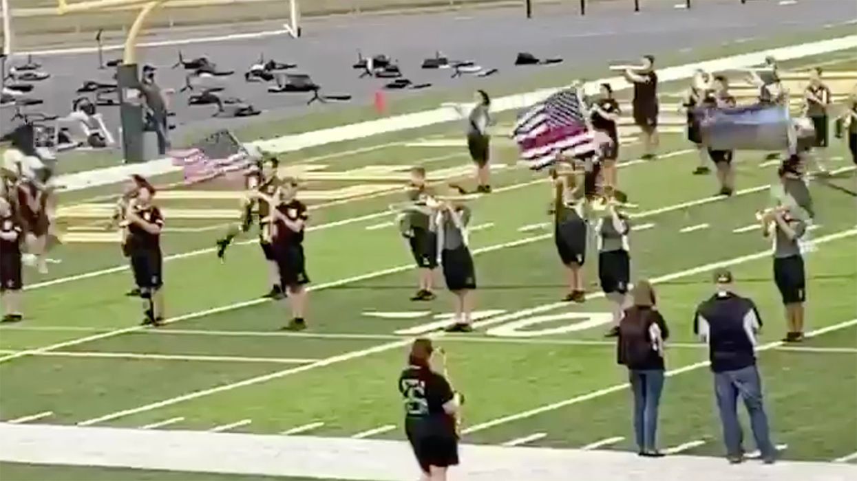 High School Football Players Suspended for Flying American Flags. On 9/11.