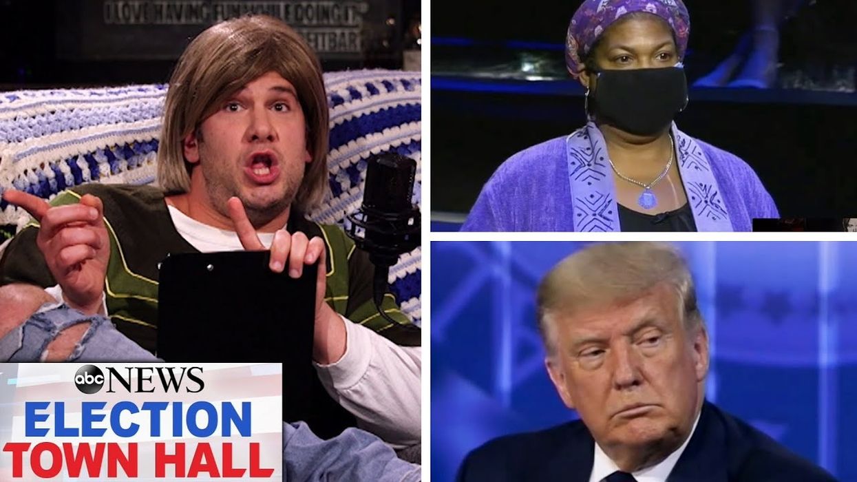 Trump answers SASSY woman's question on health care