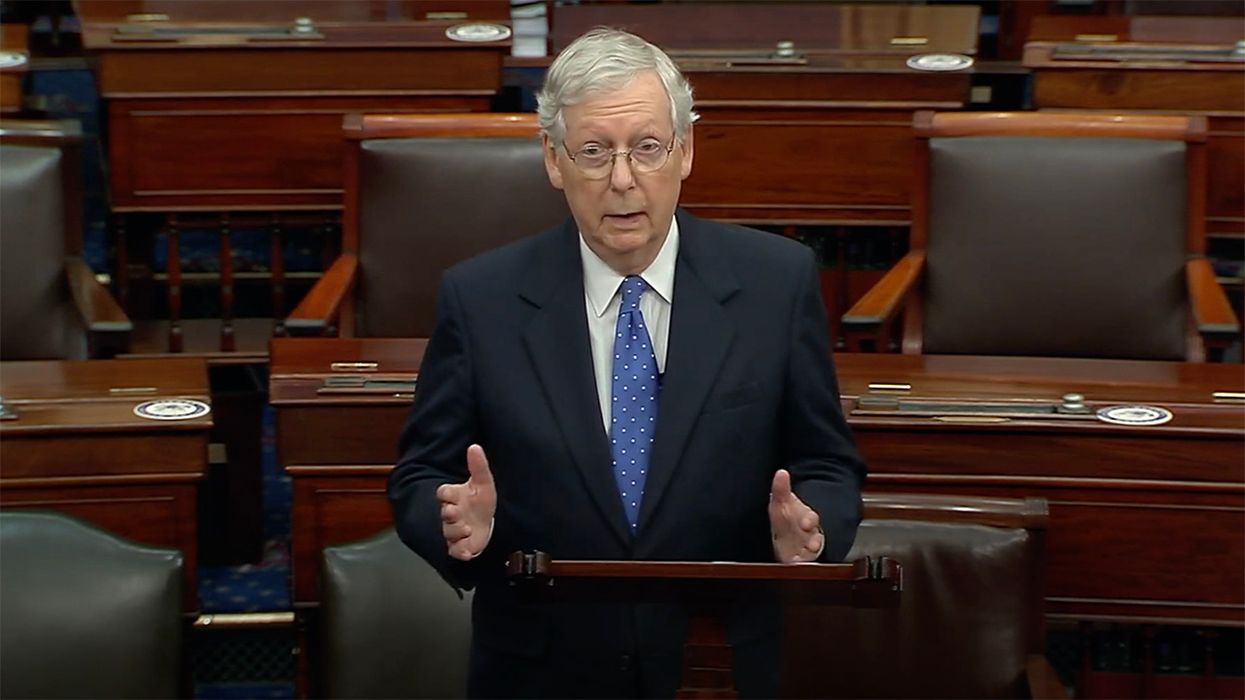 Cocaine Mitch Absolutely Disembowels Chuck Schumer on the Floor of the Senate