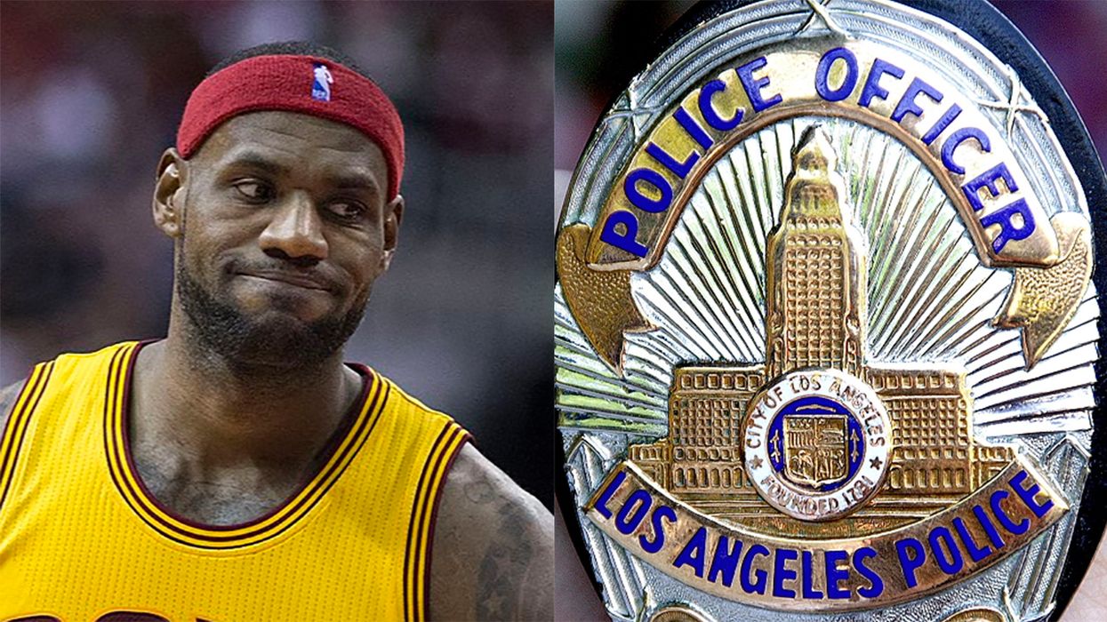 LeBron James Says 'No Comment' on the Two L.A. Cops Who Were Shot