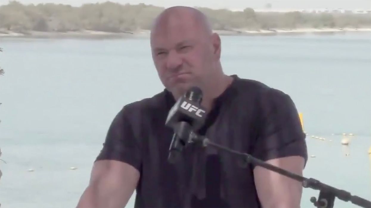 Reporter Asks Dana White About a Fighter's 'Hate Speech,' But White Doesn't Take the Bait