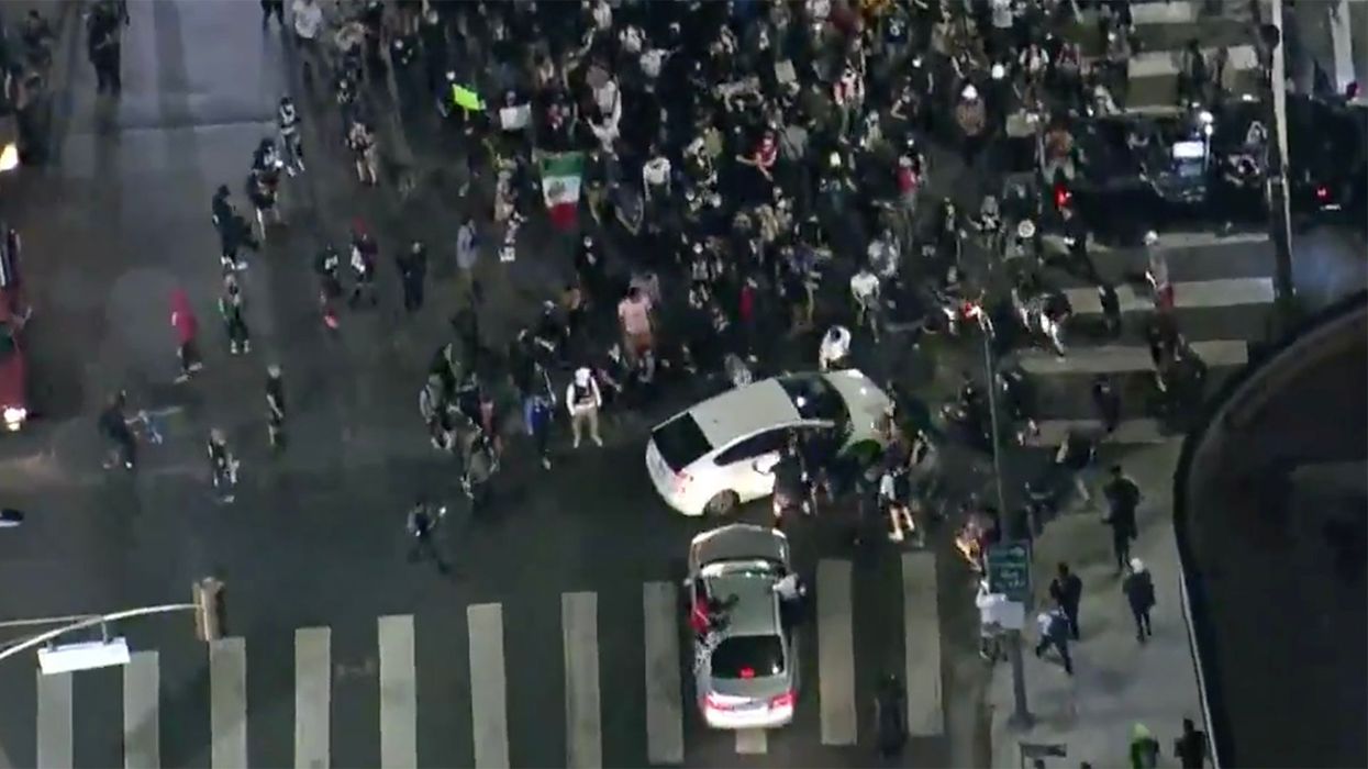 'Peaceful' Protesters Threatened a Prius Driver, but He Hit the Gas Instead