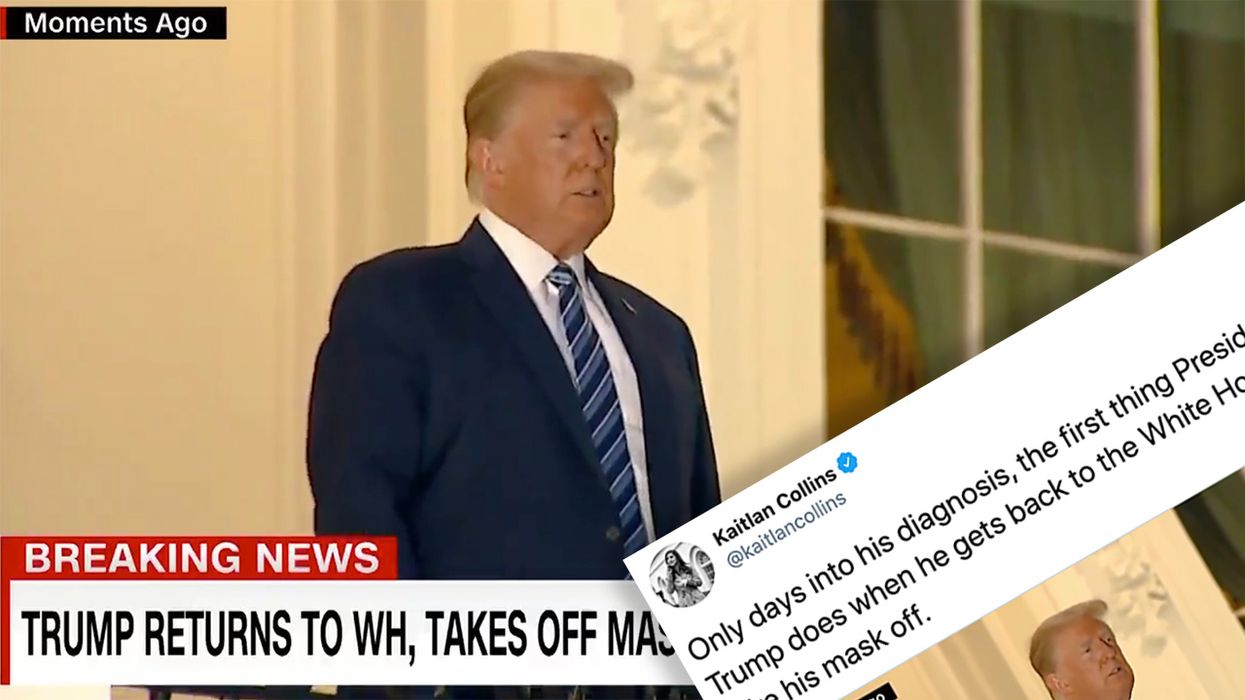 CNN Virtue Signals About Trump Not Wearing Mask, Immediately Gets Smacked by its Own Hypocrisy