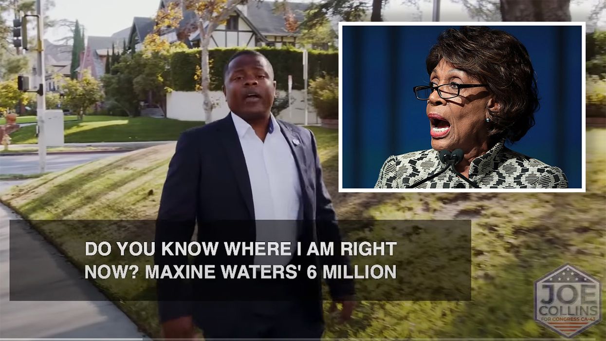 Veteran Opposing Maxine Waters Drops Incredible Ad, Filmed Outside her Mansion