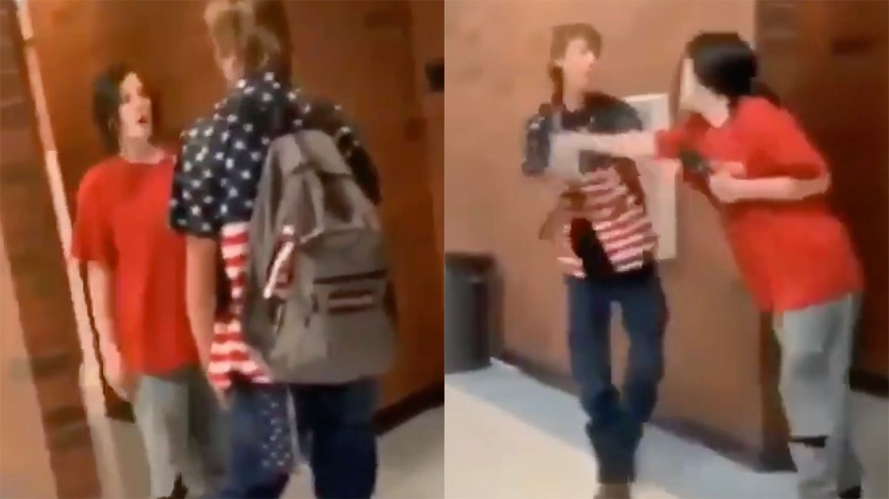 New Video Appears to Show Teen Trump Supporter Attacked at School Over His MAGA Hat