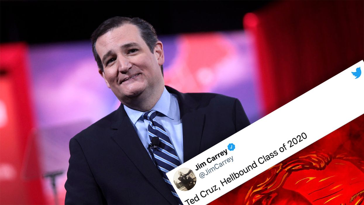 Actor Jim Carrey Thought His Anti-Ted Cruz Portrait Would Trigger the Senator, but Cruz Reacted Differently