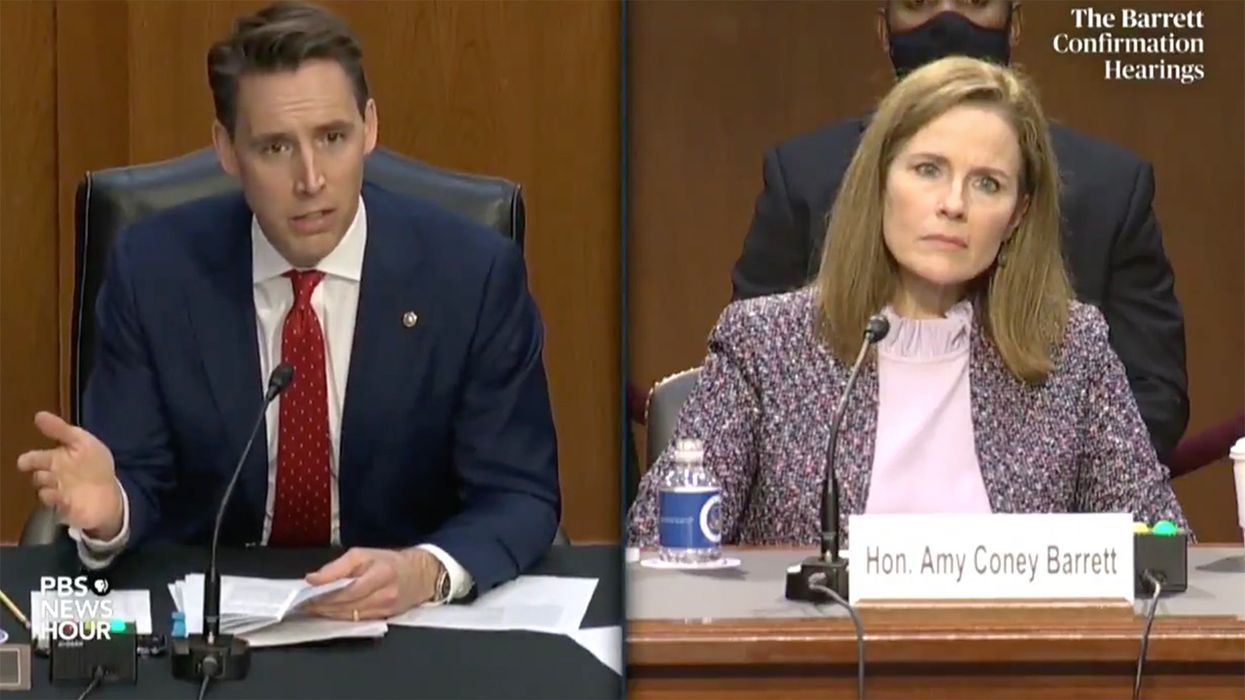 Sen. Hawley Brilliantly Worked That Hunter Biden Story into the Amy Coney Barrett Hearings
