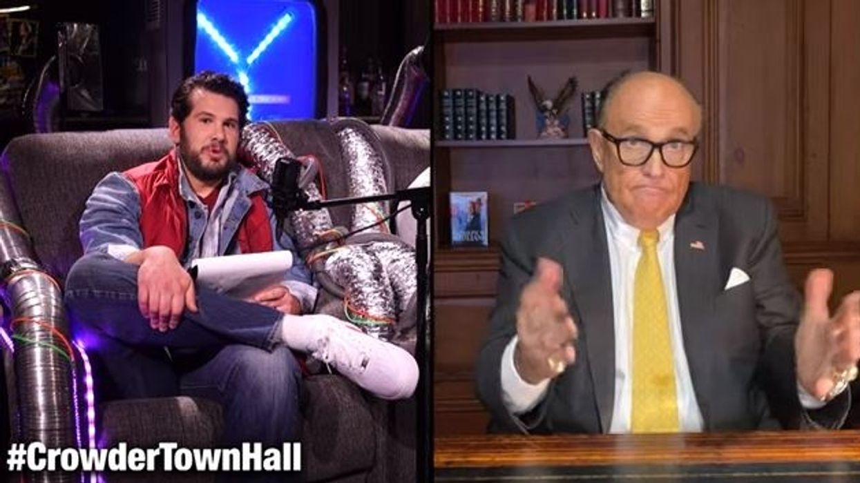 EXCLUSIVE: Giuliani tells Steven Crowder he has proof Hunter Biden's hard drive is authentic