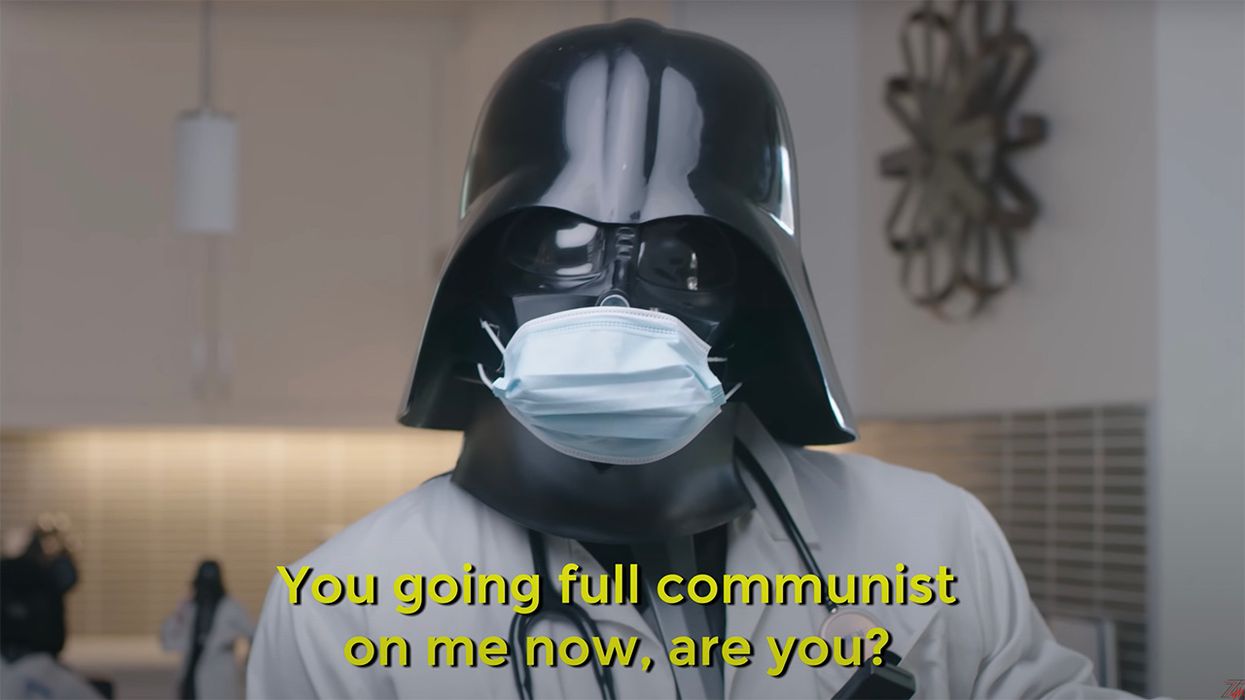 Darth Vader Hysterically Force-Chokes Mask-Shaming, 'Communist' California