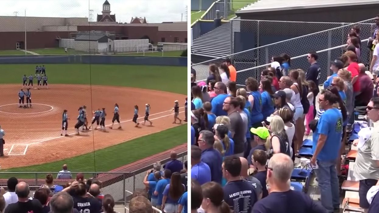 Tech Difficulties at Softball Game Prevent Singing of National Anthem — the Crowd Sings it Anyway
