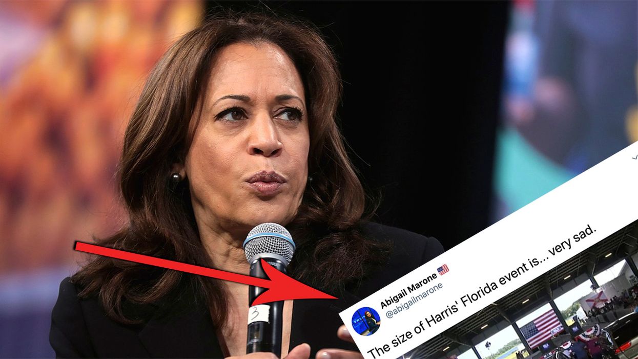 ‘Crowd’ Photo of Kamala Harris Event Implies Embarrassing Lack of Enthusiasm