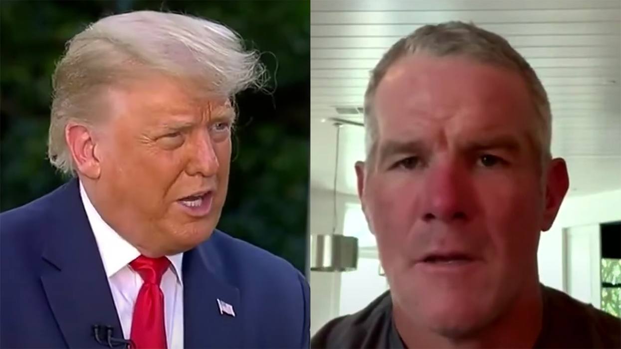 Trump, Brett Favre Speak for Many Americans: Keep Politics Out of Sports!