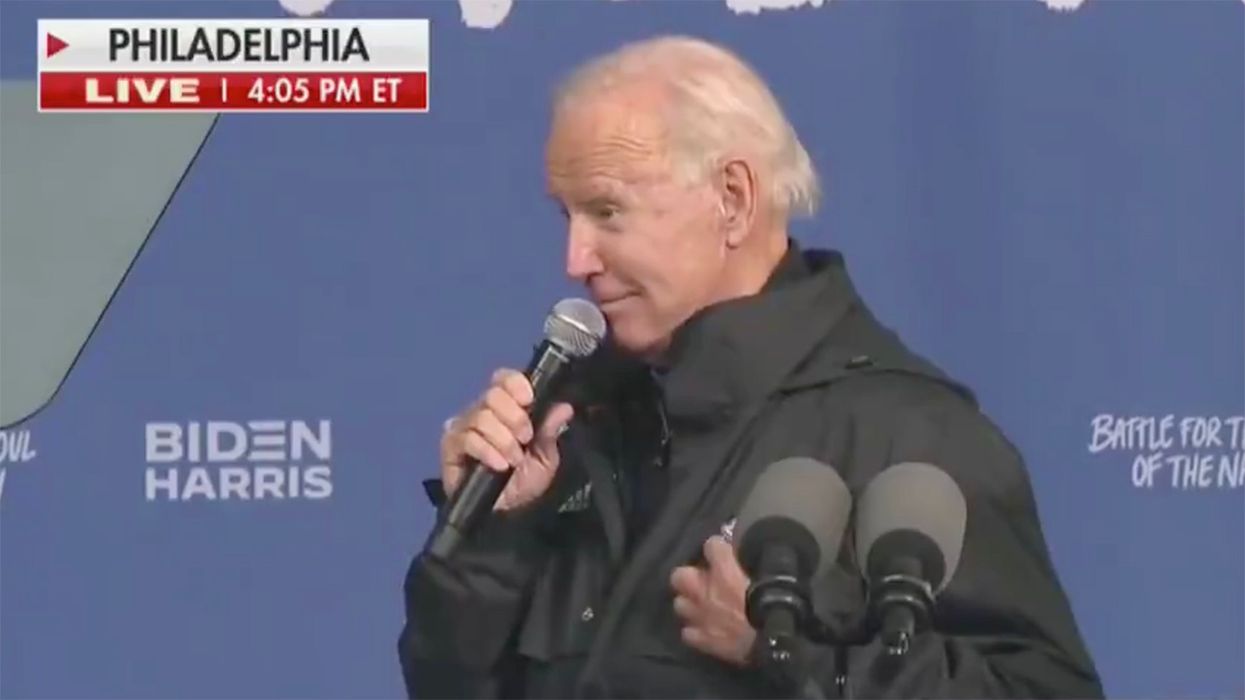 Biden Panders to Philadelphia with Eagles Jacket. Except It’s Not an Eagles Jacket!