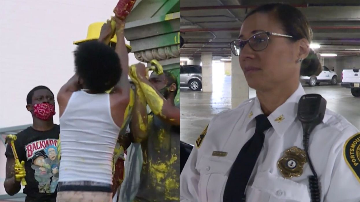 Report: Police Chief Fired for Charging BLM Vandals with Vandalism