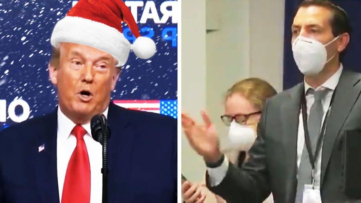 Donald Trump Goes Thug Life on Reporter Who Challenged Him on Christmas