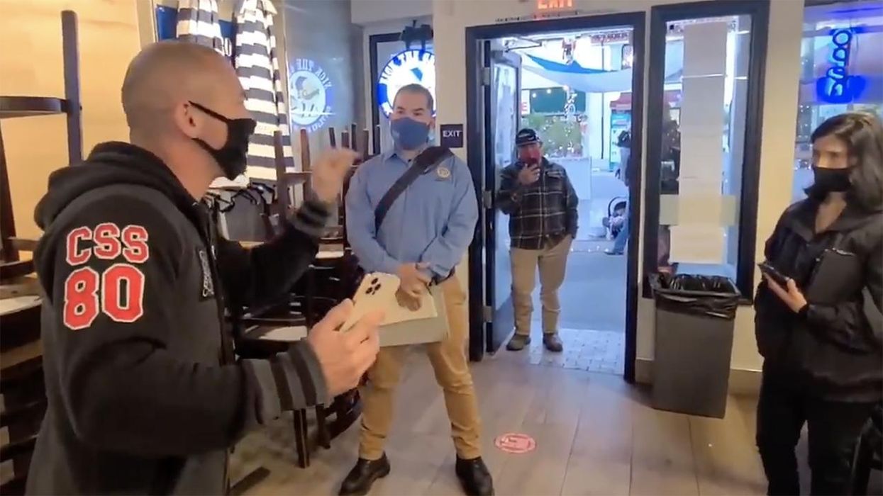 California Business Owner Has Enough, Lights Up Government Health Inspectors Trying to Shut Him Down