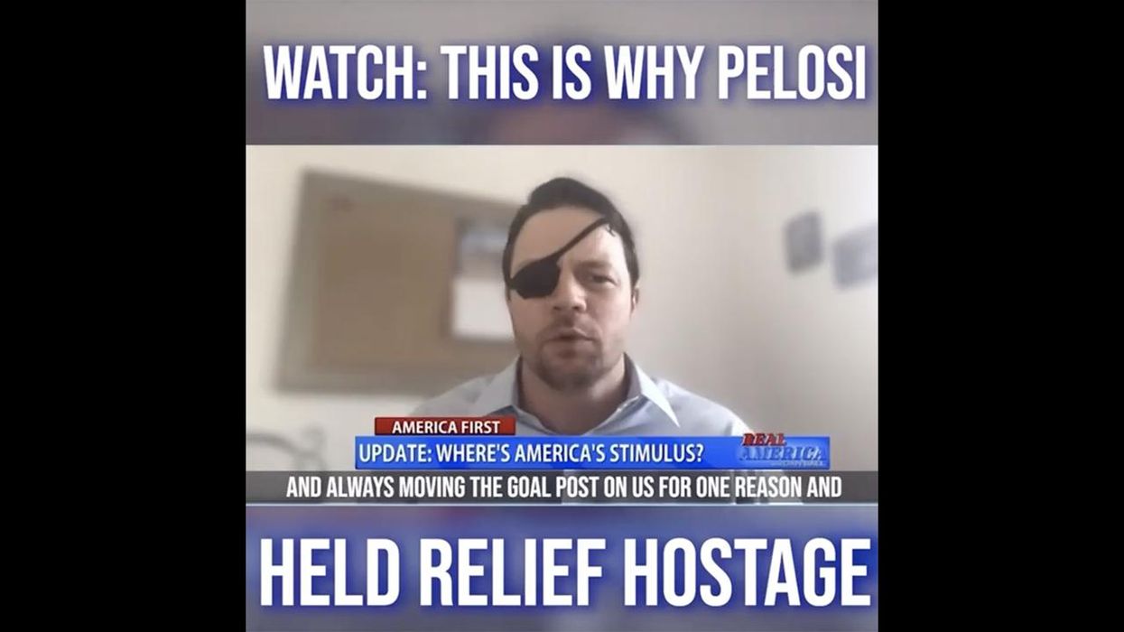 Dan Crenshaw Explains It All: Blame Nancy Pelosi for Holding Relief Hostage