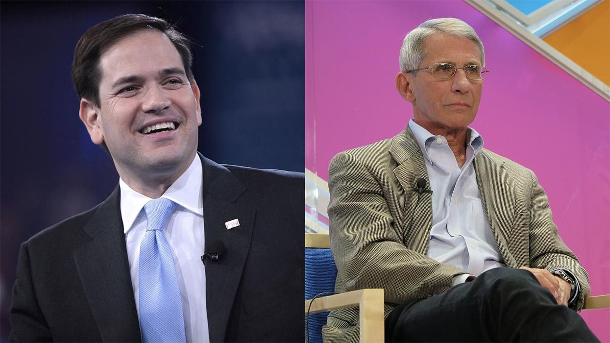 Marco Rubio Backs the Truck Over Anthony Fauci for Lying to the American People