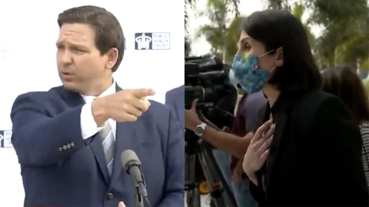 Florida Gov. Ron DeSantis Destroys CNN Reporter Who Criticized Vaccine Rollout