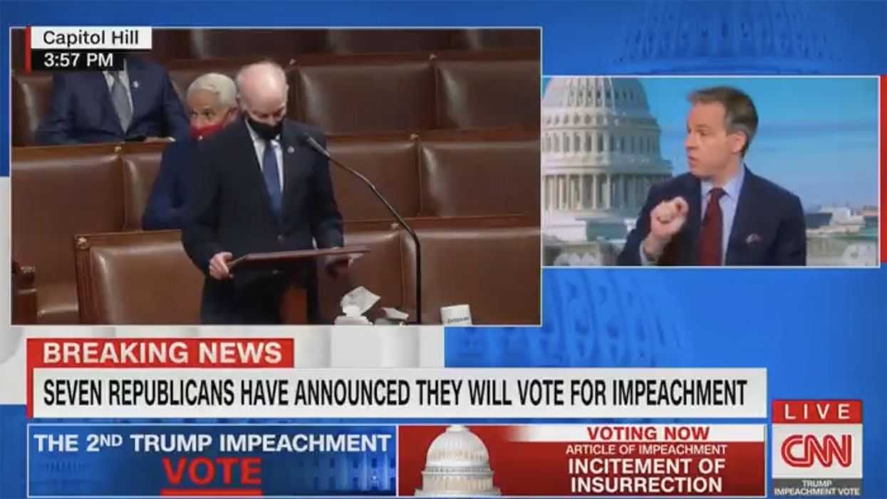 Jake Tapper Questions Legless Congressman's Patriotism; the Congressman Quickly Responds