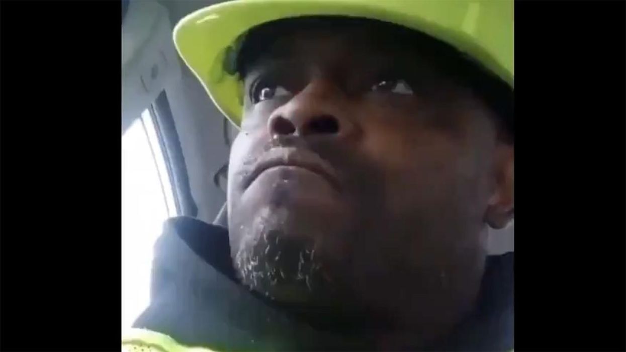 Man Breaks Down After Losing Job Thanks to Biden's Executive Order