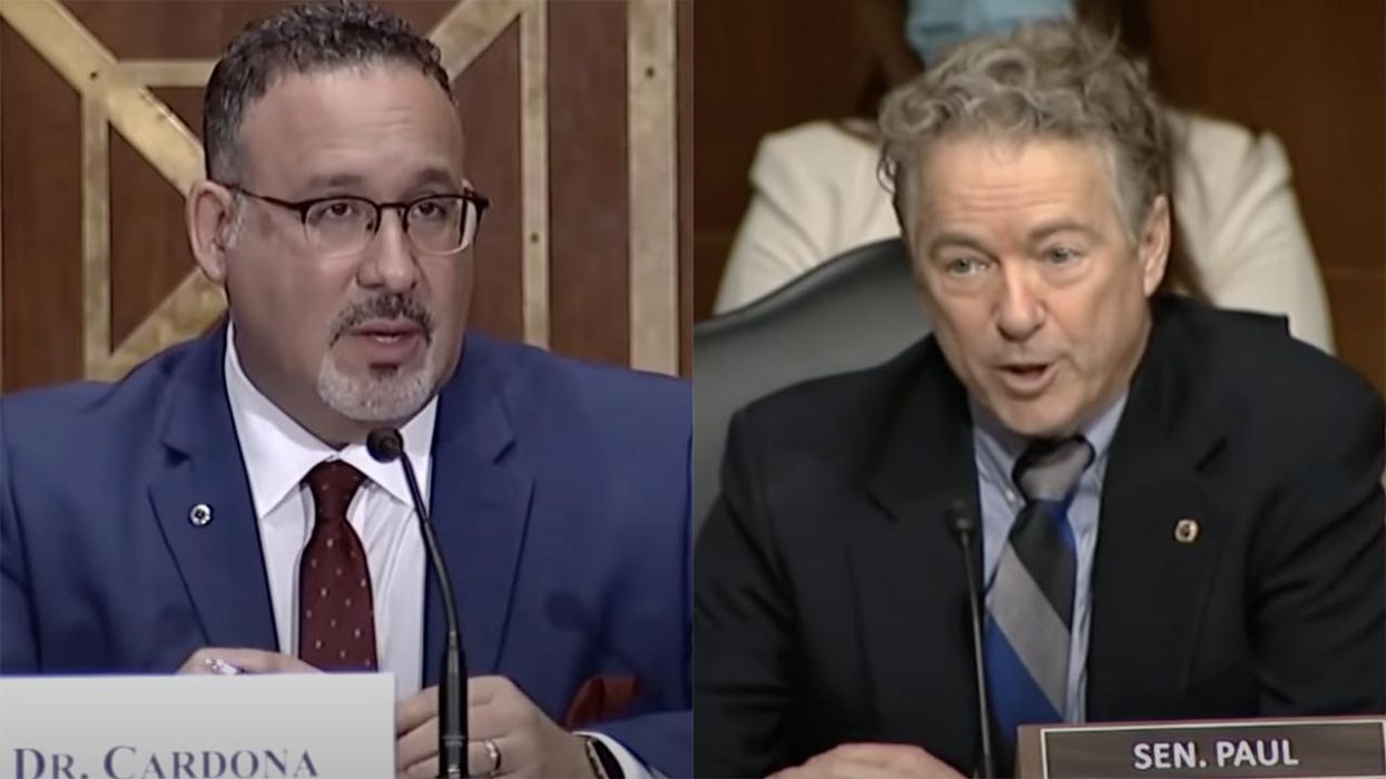 Rand Paul Grills Education Secretary on Biological Males in Girls' Sports: 'Where are the Feminists?'