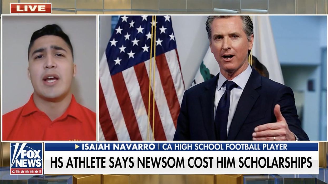 HS Football Star Goes Viral Blasting CA Governor on Lockdowns: 'You Cost Me Opportunities ...'