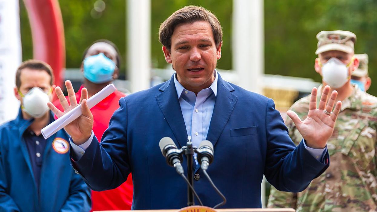 Ron DeSantis 'Caught' Maskless at Super Bowl, Issues Pitch-Perfect Excuse