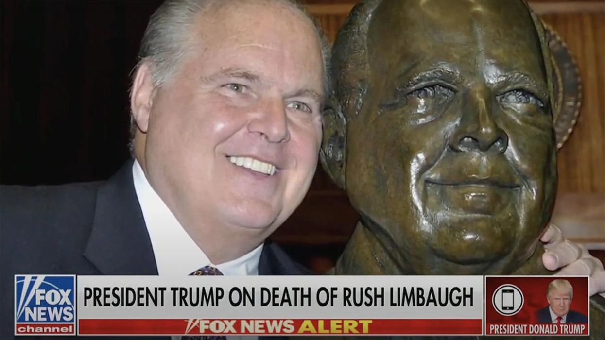 President Trump Breaks Media Silence, Pays Tribute to Rush Limbaugh