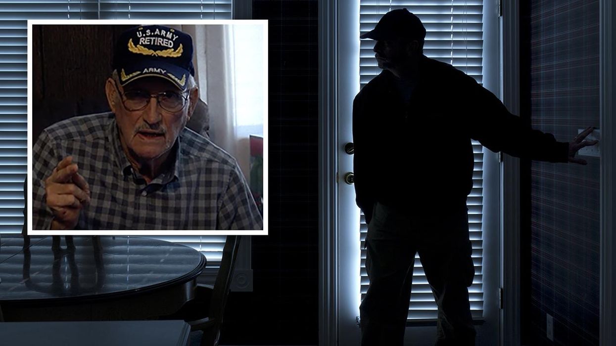 Home Intruder Attacks 82-Year-Old Veteran's Wife, Gets Bludgeoned to Death by the Veteran