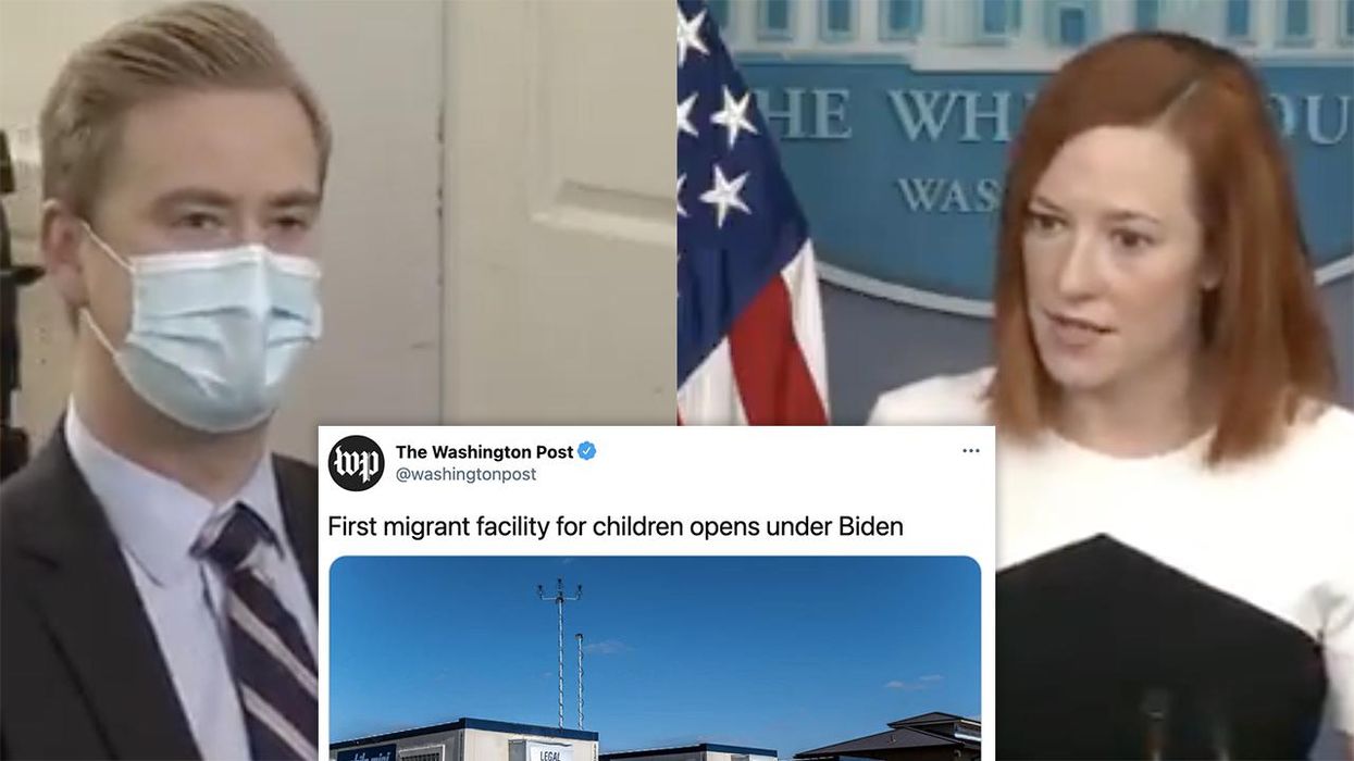 Jen Psaki Challenged on Biden Putting Migrant Kids in Cages, Claims They Aren't Cages