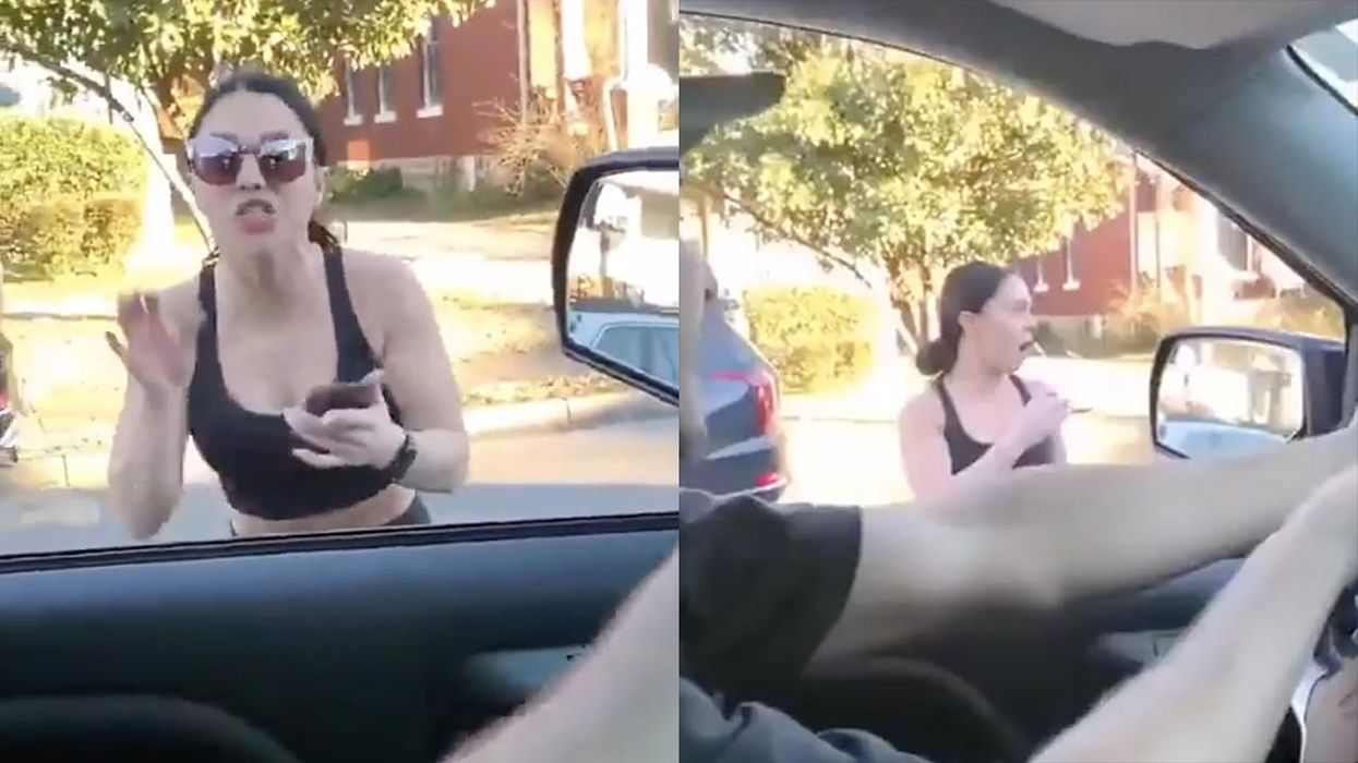 Watch: Woman Accuses Two Bros of Harassing Her, Then Gets Emabarrassed Once They Point to Her Car